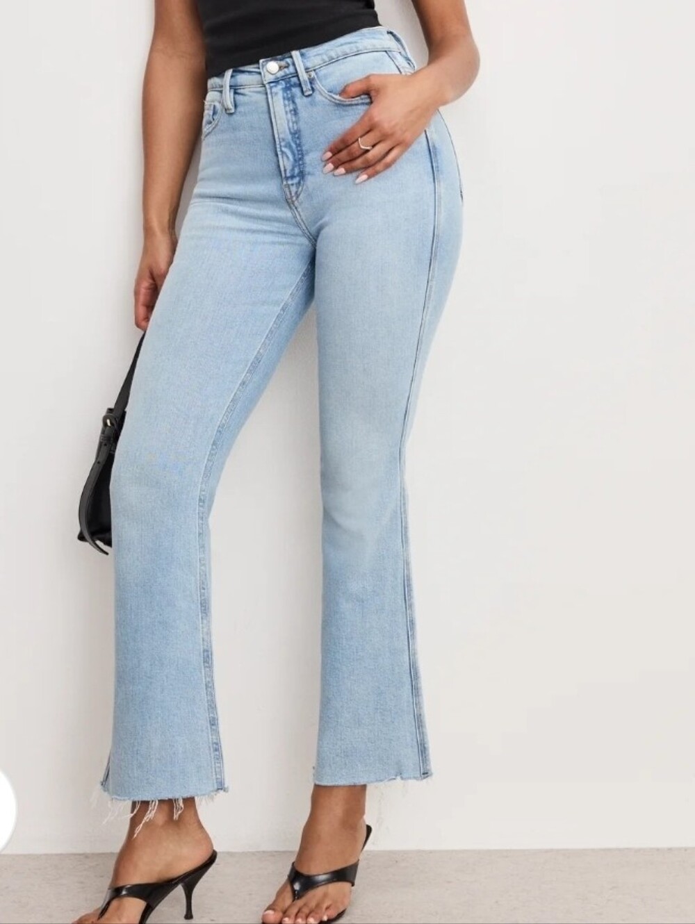 Good American good kick flare jeans Size 2 26